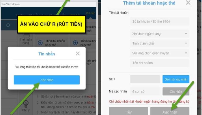 Cách rút tiền KU Casino trên điện thoại